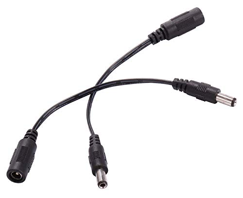 COOLM DC Power Cord 5.5mm x 2.1mm Female to 5.5mm x 2.5mm Male DC Power