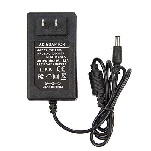 COOLM 12V 2.5A Power Adapter Charger 12V/2.5A AC DC 12V 2500mA Power Supply